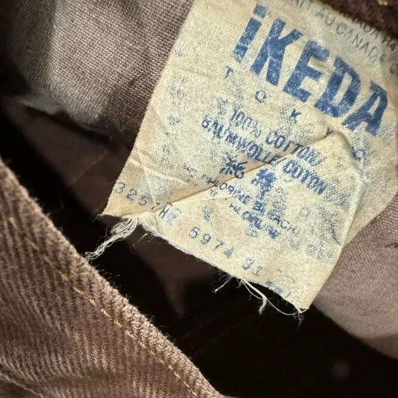 90’s TOKYO IKEDA Denim Jeans Men's Size 30/31 x32 - Picture 8 of 15